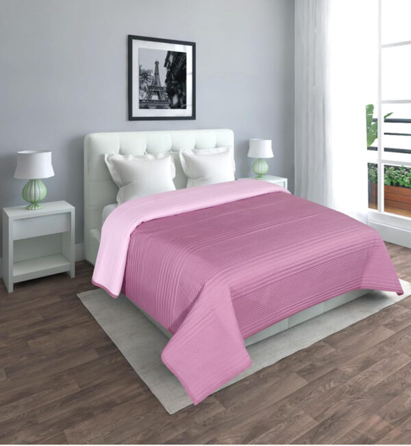 Pink & Rosewood colour Fine Quality Reversible Comforter - Image 3