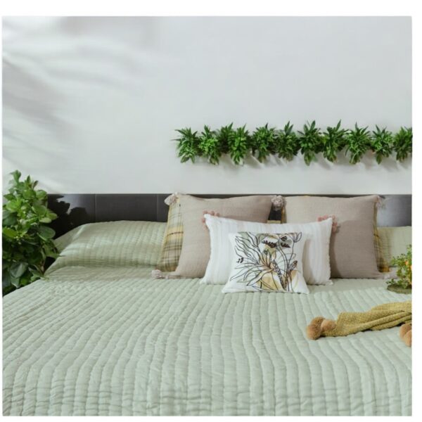 Pastel Green Colour Fine Quality Reversible Comforter
