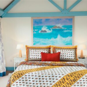 Pure cotton Printed Bedsheets for Double Bed with 2 Pillow covers (90x108 Inches)
