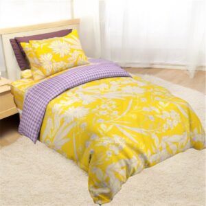 Reversible double bed Comforter, Blanket, Fiber-Poly Fill with luxurious laser finish prints