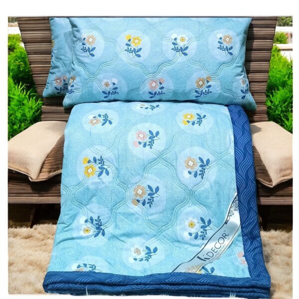 Reversible double bed Comforter, Blanket, Fiber-Poly Fill with luxurious laser finish prints - Image 8
