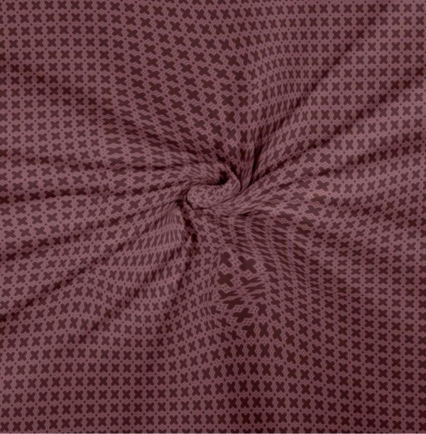 Floral Print Fitted Double Bed Sheet Set with 2 Pillow Covers, 72x78x12 Inches , Pink - Image 4