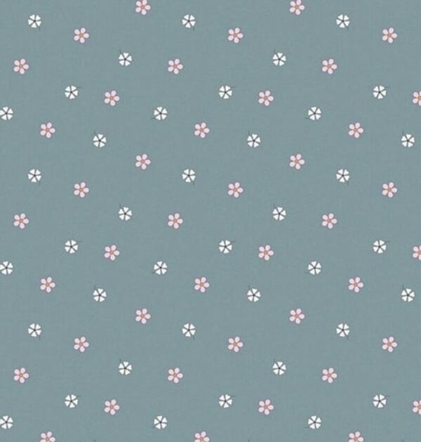 Floral Print Fitted Double Bed Sheet Set with 2 Pillow Covers, 72x78x12 Inches, Cream Colour - Image 3