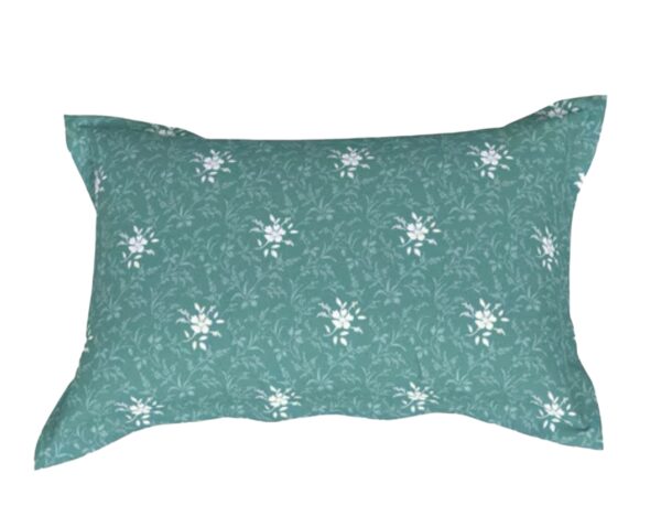 Leaf Print Fitted Double Bed Sheet Set with 2 Pillow Covers, 72x78x12 Inches - Image 3